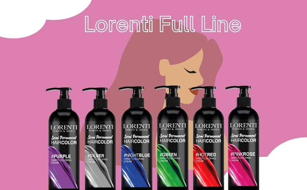 رنگ مو لورنتی lorenti